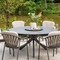 4SO Manitoba stapelbare tuinstoelen met zit-en rugkussen (olive) - 0